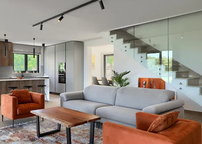 Luxury Arman With Whirlpool In Visinada Villa