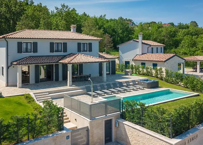 Villa Luxury Arman With Whirlpool In Visinada *